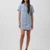 Ultramjuk minikjolklänning i denim