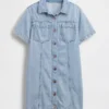 Ultramjuk minikjolklänning i denim