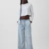 Ultramjuka, avslappnade baggy-Jeans med medelhög midja