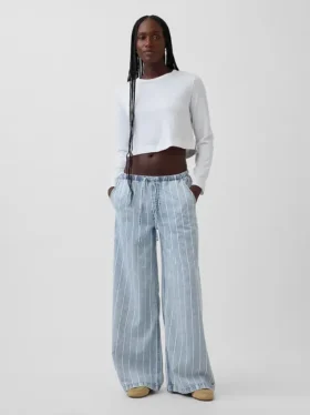 Ultramjuka, avslappnade baggy-Jeans med medelhög midja