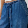 Ultramjuka, avslappnade baggy-Jeans med medelhög midja