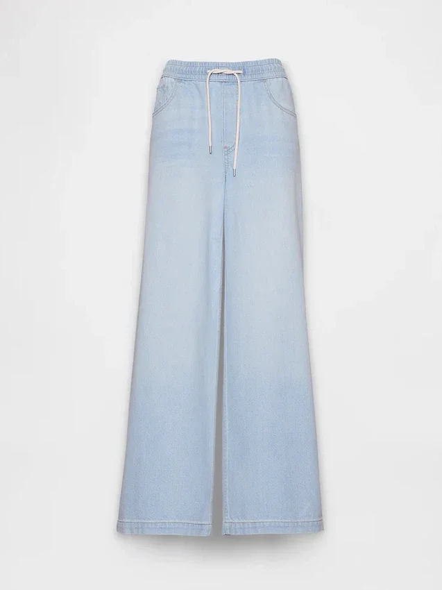 Ultramjuka, avslappnade baggy-Jeans med medelhög midja