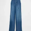 Ultramjuka, avslappnade baggy-Jeans med medelhög midja