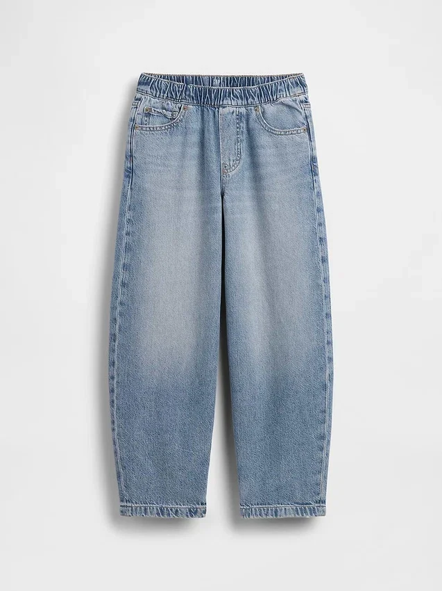 Ultramjuka, avslappnade och avsmalnande Jeans för barn