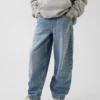 Ultramjuka, avslappnade och avsmalnande Jeans för barn