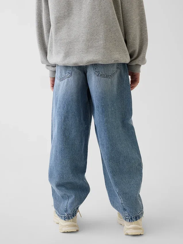 Ultramjuka, avslappnade och avsmalnande Jeans för barn