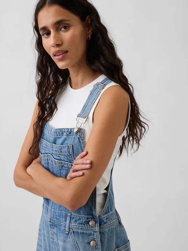 Ultramjuka, avslappnade overaller i denim