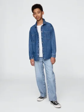 Ultramjuka, baggy jeans för barn