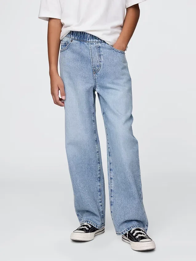 Ultramjuka, baggy jeans för barn