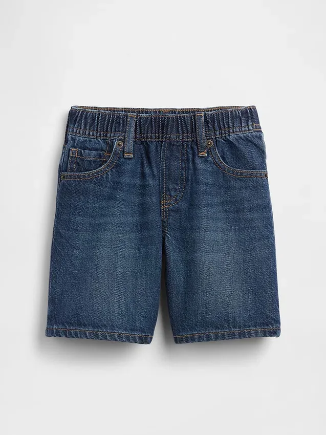 Ultramjuka baggy-shorts i denim för Baby & Småbarn