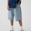 Ultramjuka baggy-shorts i denim för barn