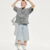 Ultramjuka baggy-shorts i denim för barn
