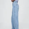 Ultramjuka Barrel-Jeans med hög midja