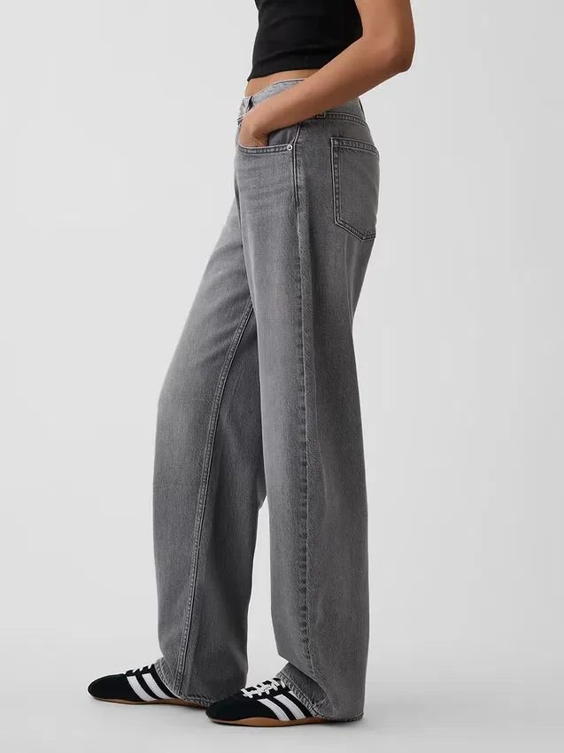 Ultramjuka Barrel-Jeans med hög midja