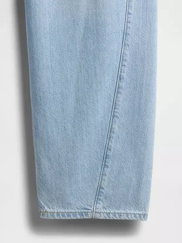 Ultramjuka Barrel-Jeans med hög midja