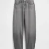 Ultramjuka Barrel-Jeans med hög midja