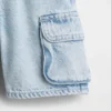 Ultramjuka cargo-shorts i denim för Baby & Småbarn