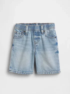 Ultramjuka denimshorts med dragkedja för Baby & Småbarn