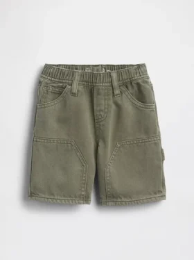 Ultramjuka denimshorts med dragkedja för Baby & Småbarn