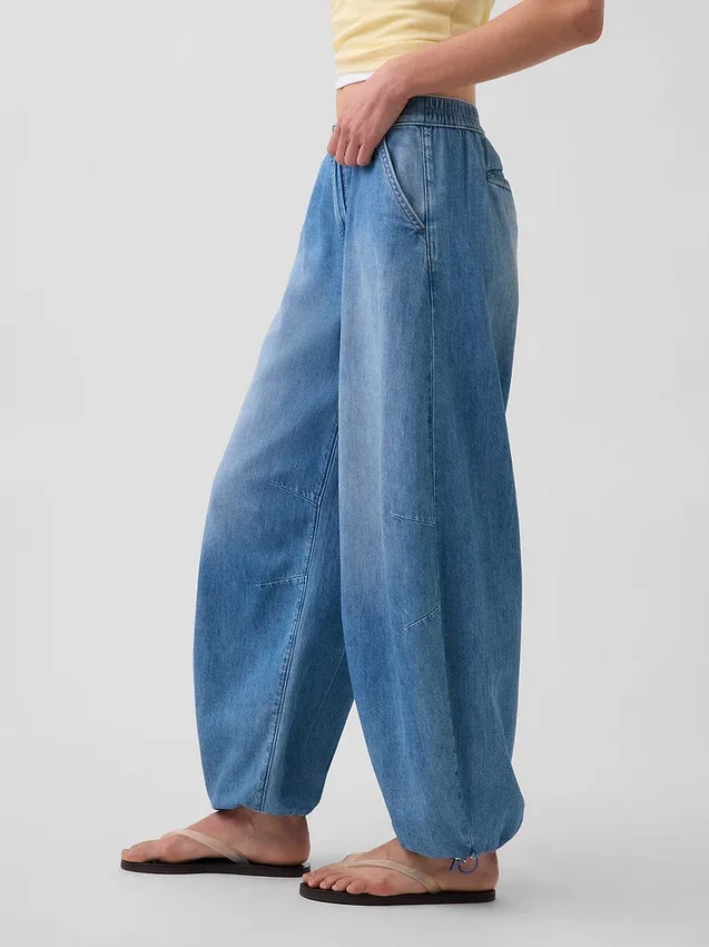 Ultramjuka Horseshoe-Jeans med medelhög midja