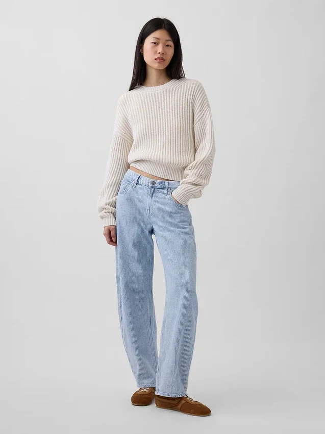 Ultramjuka jeans med låg midja