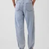 Ultramjuka joggingsbyxor i denim med vid ben
