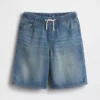 Ultramjuka, lösa och bekväma jeansshorts för barn i 90-talsstil