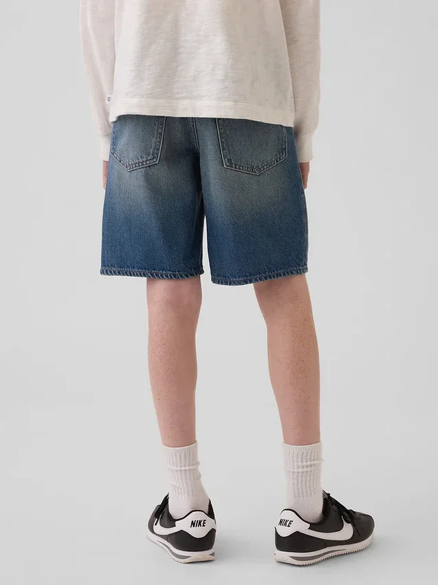 Ultramjuka, lösa och bekväma jeansshorts för barn i 90-talsstil