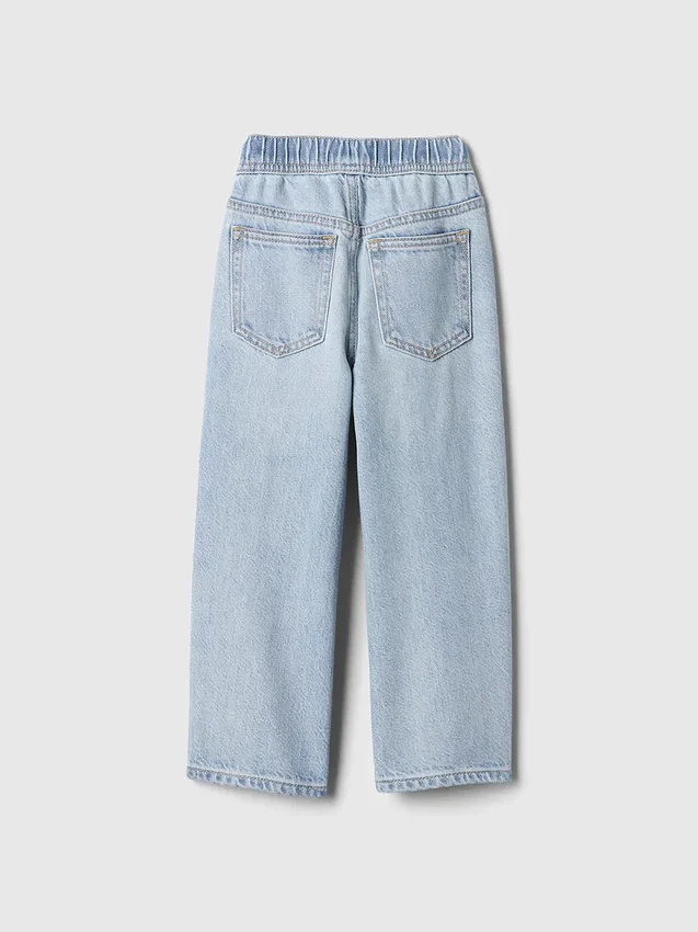 Ultramjuka, vidbyxade jeans med dragkedja för Baby & Småbarn