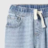 Ultramjuka, vidbyxade jeans med dragkedja för Baby & Småbarn