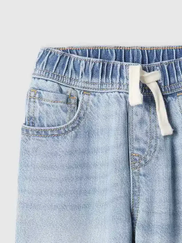 Ultramjuka, vidbyxade jeans med dragkedja för Baby & Småbarn