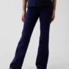 Uniformsbyxor i ponte med vid ben för barn