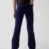 Uniformsbyxor i ponte med vid ben för barn