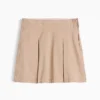 Uniformskjortkjol för barn i khaki med veck