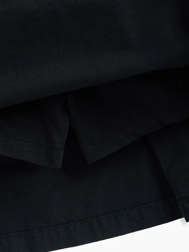 Uniformskjortkjol för barn i khaki med veck
