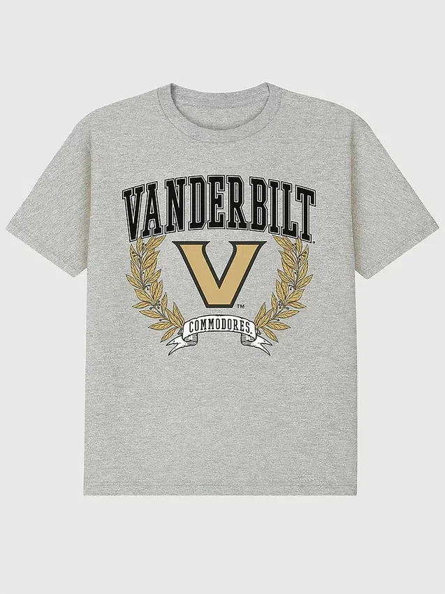 Vanderbilt University Laurels mörk grafisk T-shirt