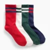 Varsity-strumpor för barn (4-pack)