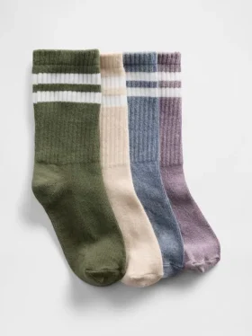 Varsity-strumpor för barn (4-pack)