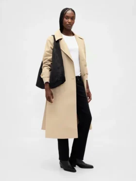 Vegansk slouchy-tote i mocka