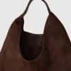 Vegansk slouchy-tote i mocka