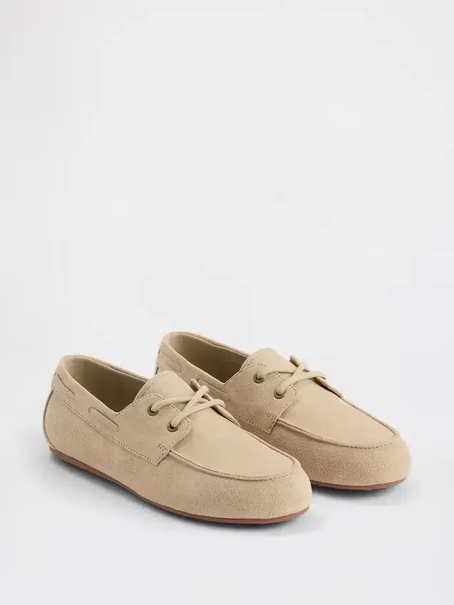 Veganska loafers i mocka för barn