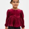Velourtröja med rosett för Baby & Småbarn