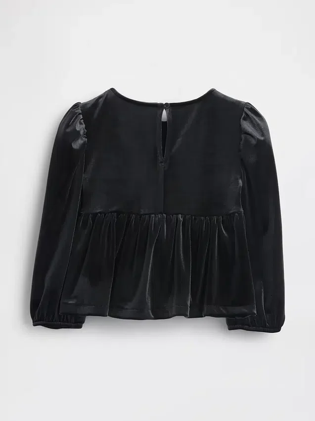 Velourtröja med rosett för Baby & Småbarn