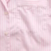 Överdimensionerad, kort pyjamas-skjorta i poplin