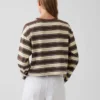 Överdimensionerad, kort T-shirt i stickat