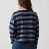 Överdimensionerad, kort T-shirt i stickat