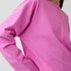 Överdimensionerad, kort T-shirt i stickat