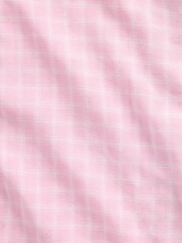 Överdimensionerad pyjamaskjorta i skrynklig gasväv
