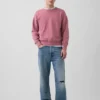 Överdimensionerad sweatshirt i tjock fransk frotté för vuxna