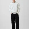 Överdimensionerad sweatshirt i tjock fransk frotté för vuxna
